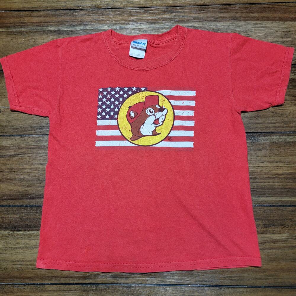Buc-ee's Red Unisex Tee "Born In The USA (Made In Texas) - Size XS